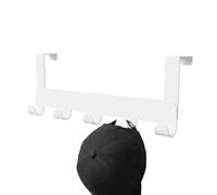Amig - Appendino per porta - 435 x 172 x 72 mm - Appendino colore Bianco - Realizzato in Acciaio. Mod. CP42