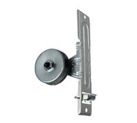 Amig - Avvolgitore metallico da incasso per tapparella - Compatibile con cintini fino a 22 mm - Installazione incassata con 1 linguetta - Acciaio resistente con finitura metallica - 4,6×18,8×11 cm