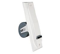 Amig - Avvolgitore per tapparelle a incasso - Frontale in PVC e corpo in metallo - Dimensioni: 6,2 x 20 x 11,5 cm - Bianco - Design compatto e funzionale