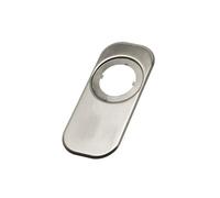Amig - Battitacco Mod. 10 | Protezione per Porte in Legno | Compatibile con Scudi Mod. 30-33 | Acciaio Inossidabile Resistente alla Corrosione | Opaco, 165 x 74 mm, Acciaio Inossidabile 18/8
