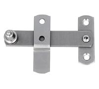 Amig - Battitacco per persiana liscia | Chiusura di sicurezza per finestre | Hardware per giardino ed esterno | Acciaio | Colore argento | Dimensioni: 80 x 46 mm