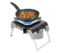 Amig - Camping Gas Möunt - Fornello a Gas Portatile per Esterni - con Supporto in Acciaio Inox e Regolatore di Fiamma - Potenza 2,4 kW - Per Escursioni e Campeggio - Certificato CE