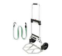 Amig | Carrello pieghevole in alluminio | Capacità 80 kg | Resistente e pratico | Ruote Ø17 cm | Ideale per traslochi e carico | Mod. 60