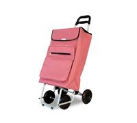 Amig - Carrello Spesa a 4 ruote | Tasca esterna per surgelati | Facile movimentazione | Carico massimo 15 Kg | Capacità 48 litri | Misure: 22 x 40 x 106 cm | Colore: Rosso e Bianco
