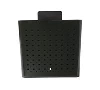 Amig - Cassetta Postale in Acciaio | Cestino Pubblicitario con Griglia Frontale | Facile Installazione per Esterni | Nero, 320 x 360 x 190 mm, Lega di Acciaio