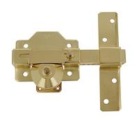 Amig - Serratura di sicurezza | Acciaio | Sistema Antibumping, Protezione contro il grimaldello e Antitrapano | Cilindro tondo: 50 mm | Finitura: Dorata | 170x105 mm