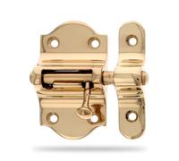 Amig - Catenaccio Porta - Modello 720 - Ottone - 25 mm - Include Viti - Ideale per Porte e Finestre - Finitura: Lucida