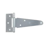 Amig - Cerniera a T - Argento - Acciaio - Per Porte apribili lisce - Porte d'ingresso e passo - Interni, Esterni e Armadi - Dimensioni: 155 x 88 mm