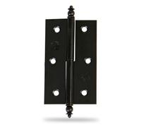 Amig - Cerniere per Mobili Smontabili | Design Quadrato Moderno | Acciaio Resistente | Facile Installazione | Uso Domestico e Commerciale, Nero, 70 x 43 x 1,2 mm, Lega di Acciaio