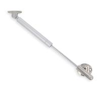 Amig - Compasso a gas - Compasso per sollevamento porte pieghevoli - Apertura controllata e senza impatto - 8 kg - Acciaio - Argento