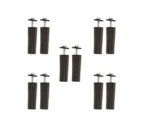 Amig - Confezione da 10 Fermi per Tapparelle Avvolgibili - Ammortizzatore con Vite M5 Antiruggine e Rondella Esterna - Resistente agli Agenti Atmosferici - Lunghezza: 40 mm - Bronzo