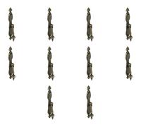 Amig - Confezione da 10 Maniglie per mobili - 110 Mm - Colore Cuoio - Realizzate in Zamak - Maniglie per cassetti e armadi da cucina e bagno con stile moderno decorativo e uso comodo - Mod. 851