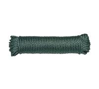 Amig - Corda in plastica intrecciata verde Mod.20100 | Cordino multiuso in polietilene colorato per tendibiancheria di opachi, supporti di tonde, fiori, agricoltura o pesca | Dimensioni: Ø 5 mm x 10 m