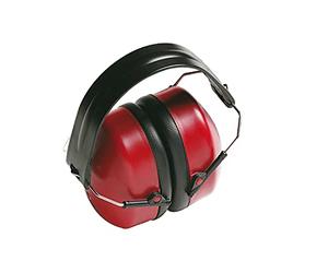 Amig - Cuffie pieghevoli rosse con protezioni acustiche di attenuazione per il livello di rumore medio - alto · 30 dB. | Molto confortevoli, adatte per uso professionale o domestico