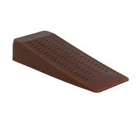 Amig - Cuneo in plastica | Fermaporta in pendenza con segni antiscivolo | Fermaporta interno | Colore: marrone scuro