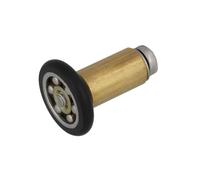 Amig - Cuscinetto Box Doccia | Set di 2 Unità | Ø 20/17 mm | Cuscinetto Frontale e Vite M4x25 | Per Porta Scorrevole Doccia | Poliammide Nero