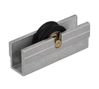 Amig - Cuscinetto Finestra Scorrevole | Set di 2 unità | Dimensioni 39 x 14 mm | Custodia Metallica e Cuscinetto a Sfere | Progettato per Finestre Scorrevoli | Alluminio