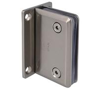 amig D 22718 - Supporto da parete fisso per doccia mod.D | per cabine doccia in vetro | in zama con finitura cromata lucida | 8-12 mm di spessore | Carico massimo per coppia: 35 kg | Dimensioni: 88 x