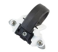 Amig - Fermaglio per Finestre Scorrevoli Mod. 6080 | 70 x 46 mm | Accessorio di Sicurezza per Chiusura a Pressione | Resistente per Correnti di Vento, Bambini o Introrussi | Alluminio Bianco
