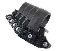 Amig - Fermaglio per Finestre Scorrevoli Mod. 6080 | 70 x 46 mm | Accessorio di Sicurezza per Chiusura a Pressione | Resistente per Correnti di Vento, Bambini o Introusi | Alluminio Nero
