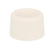 Amig - Fermaporta - Ø 40 x 25 mm - Fissaggio a terra a vite - Fermaporta semplice per proteggere pareti da urti e graffi - Evita colpi - Plastica bianca