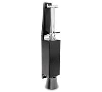 Amig - Fermaporta a pedale in gomma Mod.11 - Per bloccare e mantenere aperte le porte - Arresto verticale in zama - Anti-sbattimento - Dimensioni: 165 x 30 mm - Corsa: 45 mm - Nero