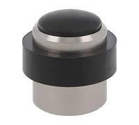 Amig - Fermaporta per porte interne - Argentato - Ø30 mm - Alluminio - Da avvitare - Include viti per legno - Fermaporta con gomma antiscivolo - Mod. 205