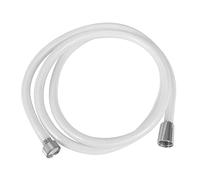 Amig - Flessibile doccia universale Mod.9902 in PVC rinforzato bianco | Lunghezza: 1,75 m | Tubo lungo per docce da incasso o vasche | Leggero e resistente