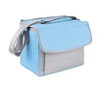 Amig - Frigorifero portatile isotermico blu e grigio per alimenti e bevande | Flessibile e lavabile | Ideale per picnic, viaggi o escursioni | Facile da pulire, confortevole e resistente - Capacità 30