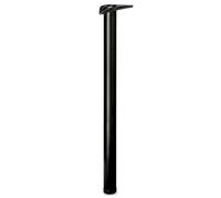 Amig - Gamba Regolabile per Tavolo in Acciaio Nero - Altezza Regolabile 10 mm - Gambe per Tavoli da Scrivania, Cucina o Sala da Pranzo - Dimensioni 870x60x1,2 mm - Capacità 15 kg per Gamba
