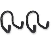 Amig - Ganci per Appendere Strumenti - Supporto da Parete - Acciaio Zincato - Rivestimento in Gomma Antiscivolo - Capacità di Carico 60kg - Ideale per Biciclette e Attrezzi da Giardino