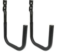 Amig - Ganci per Appendere Strumenti - Supporto da Parete - Acciaio Zincato - Rivestimento in Gomma Antiscivolo - Capacità di Carico 30kg - Ideale per Biciclette e Attrezzi da Giardino