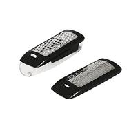 Amig - Grattugia manuale con contenitore - Include 2 lame intercambiabili in acciaio inox - Grattugia fine e grossa - Ideale per frutta, verdura, pane, patate, formaggi o cioccolato