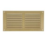 Amig - Griglia di Ventilazione in Alluminio | Design Moderno | Facile da Installare | Adatta per Cucine e Bagni | Efficienza della Circolazione Aria, Oro, 100x200 mm, Alluminio