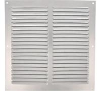 Amig - Griglia quadrata in alluminio | Griglie di ventilazione per l'uscita dell'aria | Ideale per soffitto della cucina e del bagno | Misure: 250 X 250 MM | Colore: Argento