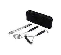 Amig - Kit 3 Accessori per Barbecue - Acciaio Inossidabile - Set Completo di Utensili - Accessori Pratici e Presentazione Curata per Regalo - Mod. AM02
