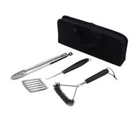 Amig - Kit 3 Accessori per Barbecue - Acciaio Inossidabile - Set Completo di Utensili - Accessori Pratici e Presentazione Curata per Regalo - MOD. AM02