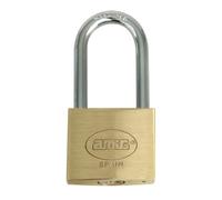 Amig - Lucchetto di sicurezza | Include 2 chiavi | Arco lungo | Ottone e arco in acciaio trattato | Per armadietti da palestra, porte, armadi, valigie, zaini | Una chiusura | Larghezza: 25 mm