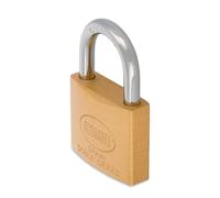 Amig - Lucchetto di Sicurezza - Include 2 Chiavi - Ideale per Armadietti e Valigie - Arco in Acciaio Trattato - 60 mm - Ottone Opaco