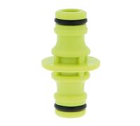 Amig - Manicotto per Unire 2 Tubi Flessibili | Collegamento Rapido e Facile per Tubi dell'Acqua da Giardino | Une 2 Tubi con Connettori Femmina | Plastica ABS | Verde Pistacchio