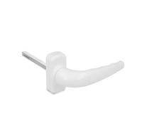 Amig - Maniglia con rosetta rinforzata - Modello Sendoa - Realizzata in alluminio - Misura: 125 X 66 mm - Quadrettino da 8 mm - Bianco