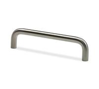 Amig - Maniglia per Mobili | Acciaio Inossidabile 18/8 | Design Moderno ed Elegante | Facile da Installare | Versatile per Armadi, Cassetti e Porte, Mate, Ø10 x 128 mm, Acciaio Inossidabile