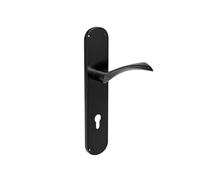 Amig Maniglia per Porta con Piastra 280 x 60 mm Nera