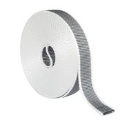 Amig - Nastro avvolgitore per tende a rullo - 22 mm x 6 m - Resistente ai raggi UV e all'abrasione - Nero/Bianco - Cordino di ricambio per avvolgitore