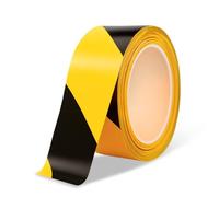 Amig - Nastro di Segnalazione | Misura: 500m di Lunghezza x 70mm di Larghezza | Realizzato con Polietilene a Bassa Densità LDPE | Nastro di Segnalazione | Zone di Sicurezza | Giallo e Nero