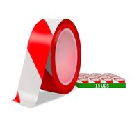 Amig - Nastro di Segnalazione - Pack da 24 Rotoli - Non Adesivo - Polietilene LDPE - 70 mm x 24 x 200 m - Giallo e Nero