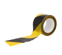 Amig - Nastro segnaletico non adesivo - Per segnalazione e avvertimento di pericolo - Impermeabile e flessibile - PVC - 70 mm x 500 m - Giallo e nero