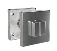 Amig - Nottolino per Maniglie con Rosetta Quadrata | 53 x 53 cm | Quadro da 6 mm | Design Elegante e Semplice | Acciaio Inossidabile Opaco | Sistema di Sblocco Esterno