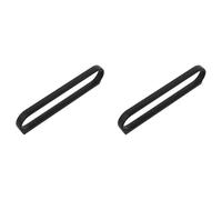 Amig - Pack di 2 Maniglie per mobili - 96/128 Mm - Nero Opaco - Realizzato in Zamak - Per cassetti e armadi da cucina e bagno con stile moderno, decorativo e uso quotidiano comodo - Mod. 841