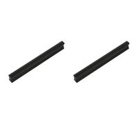 Amig - Pack di 2 Maniglie per mobili - 96 Mm - Nero Opaco - Realizzate in Alluminio - Per cassetti e armadi da cucina e bagno con stile moderno decorativo e uso quotidiano comodo - Mod. 846